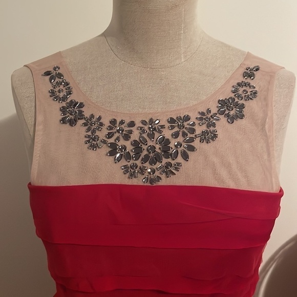 BCBGMAXAZRIA Red Marina Cocktail Dress - Picture 10 of 11